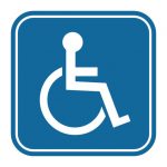 Disabled Handicap Icon. Invalid symbol. Vector illustration